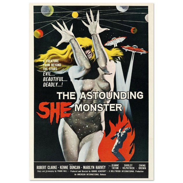 The Astounding She Monster movie poster.