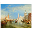 Venice Italy antique painting by Joseph Mallord William Turner. The Dogana and San Giorgio Maggiore.