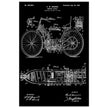 Motorcycle old patent by G. W Manson.