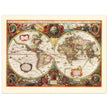 Ancient old world map by Hendrik Hondius