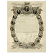 Declaration of Independence of America manuscript. 1819 by John Binns.
