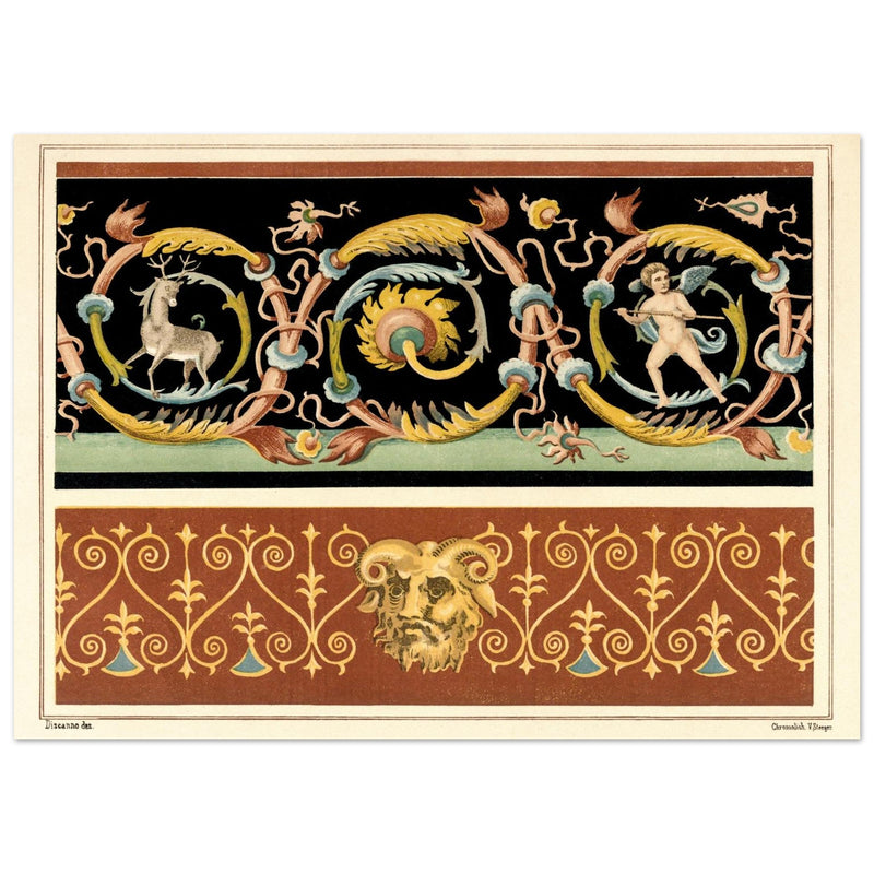 Roman wall paintings in Pompeii by Victor Steeger .