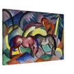 Drei Pferde  Three Horses painting reproduction by Franz Marc