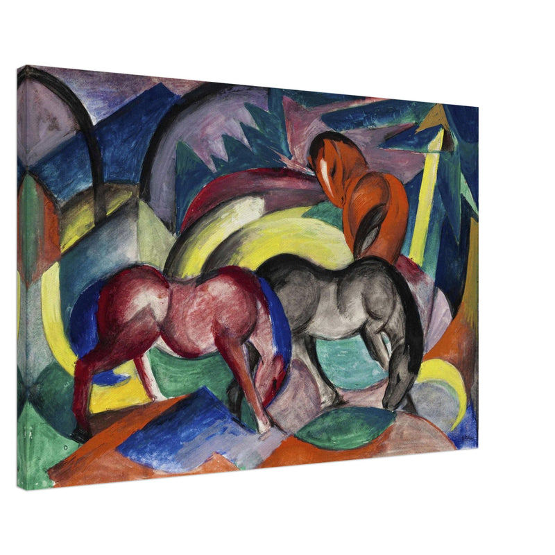 Drei Pferde  Three Horses painting reproduction by Franz Marc