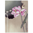 Songbird and Lotus by Ohara Koson woodblock print reproduction