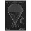 Airship patent drawing by T S C lowe Air balloon illustration