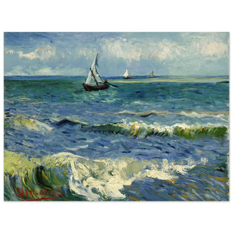 Seascape near Les Saintes Maries de la Mer by Vincent Van Gogh