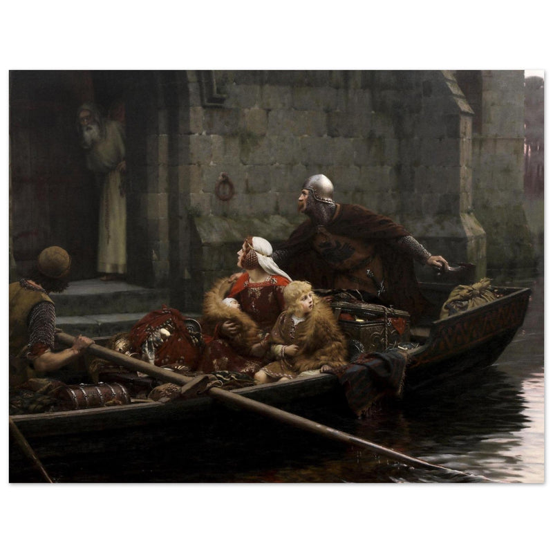 Edmund Blair Leighton painting In Time of Peril