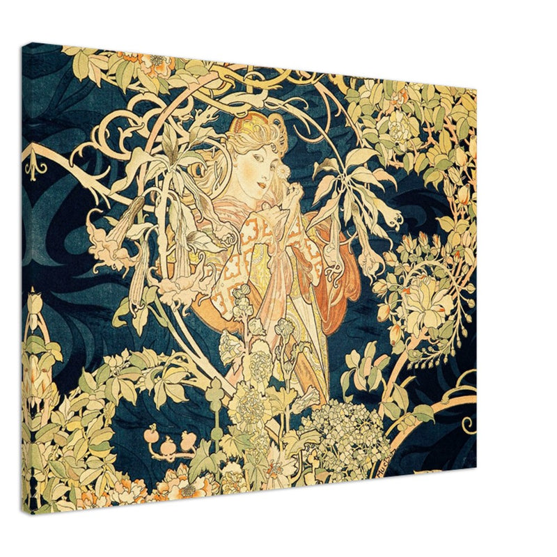 Art Nouveau Alphonse Mucha La Plume.