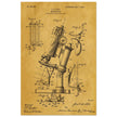 vintage microscope patent by J H Ford.
