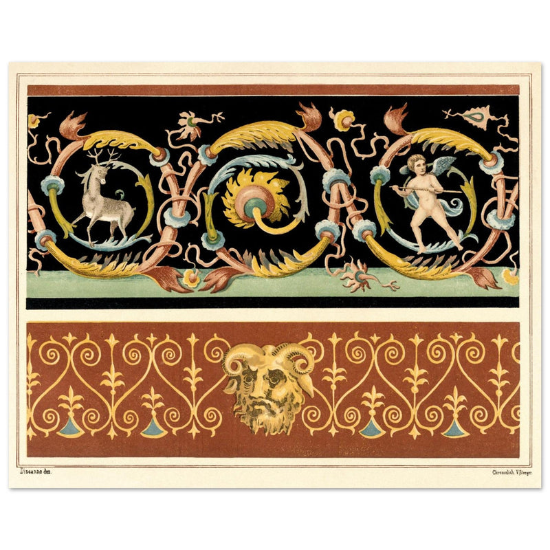 Roman wall paintings in Pompeii by Victor Steeger .