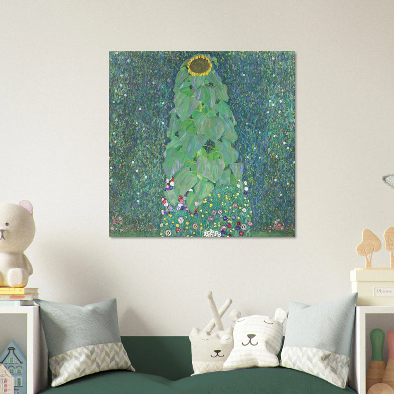 Gustav Klimt Sunflower painting.