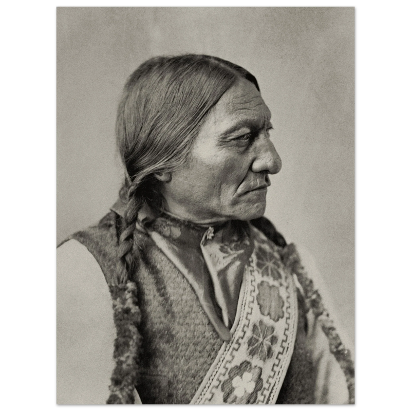 Sitting Bull native american indian leader.