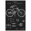 Vintage bicycle patent by Richard J Gatling 1894