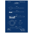 Toothbrush patent illustration by H E Sandiford.