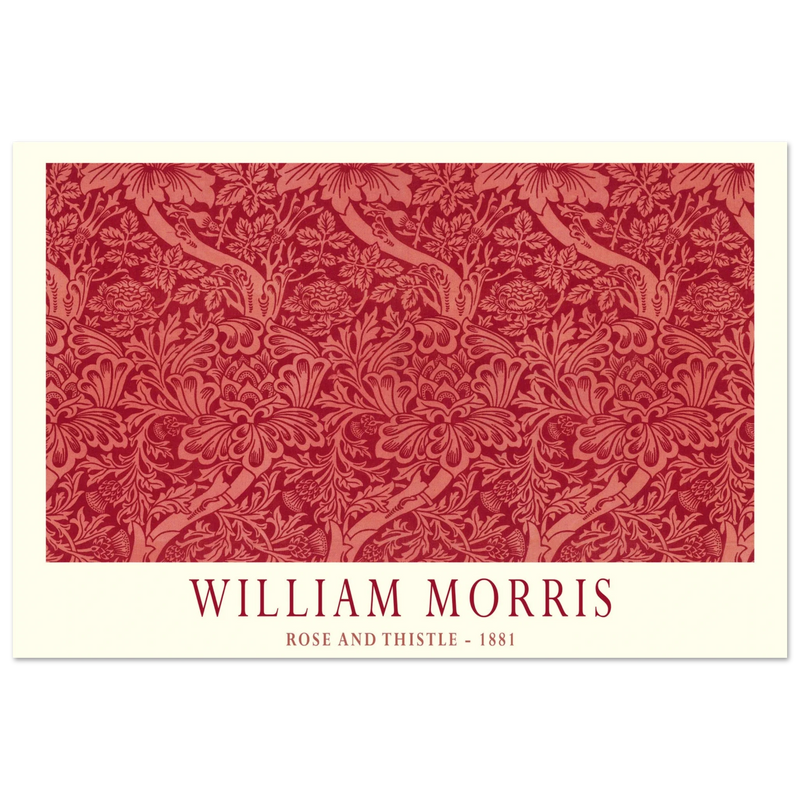William Morris Rose and Thistle 1881.