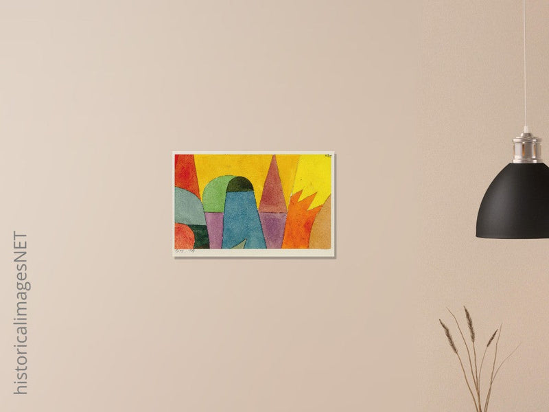 Paul Klee With the Mauve Triangle.