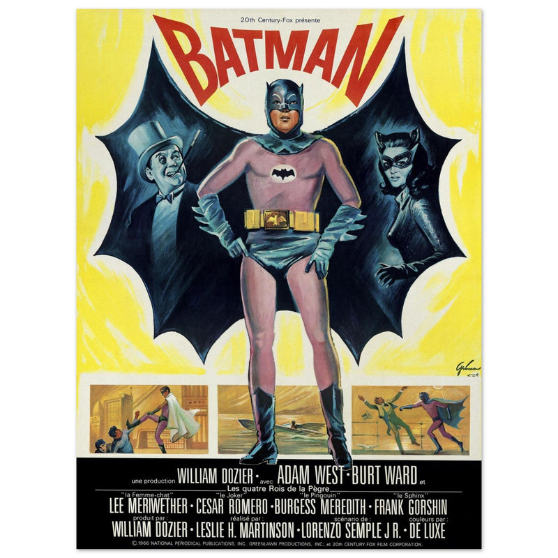 Batman the movie 1967 poster  french version.