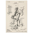 vintage microscope patent by J H Ford.