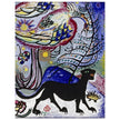 Imaginary Bird and Black Panther by Wassily Kandinsky