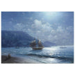 Ivan Aivazovsky  painting Off the coast near Yalta by moonlight