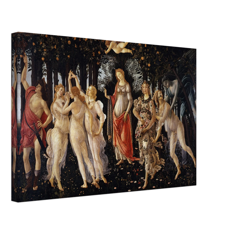 Canvas La Primavera ( Spring ) by Sandro Botticelli 1481-1482