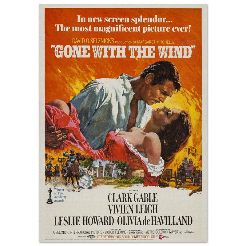 Gone With The Wind movie poster.