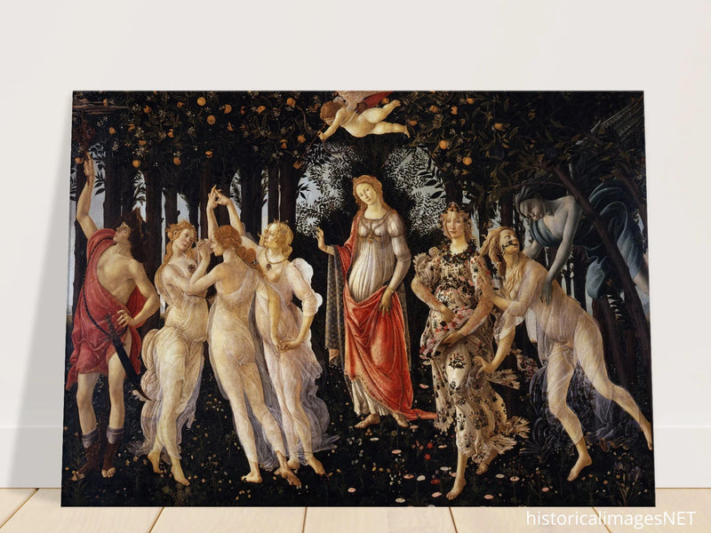 Canvas La Primavera ( Spring ) by Sandro Botticelli 1481-1482