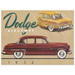 Dodge Kingsway vintage car advertising   1953.