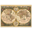 1596 World map by Arnold and Hendrik Van Langren. Orbis Terrae Compendiosa map fine art map is a marvel of historic cartography