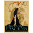 Münchner Fashing 1939 advertising poster  by Ludwig Lutz Ehrenberger. Munich Carnival print advertising 1939.