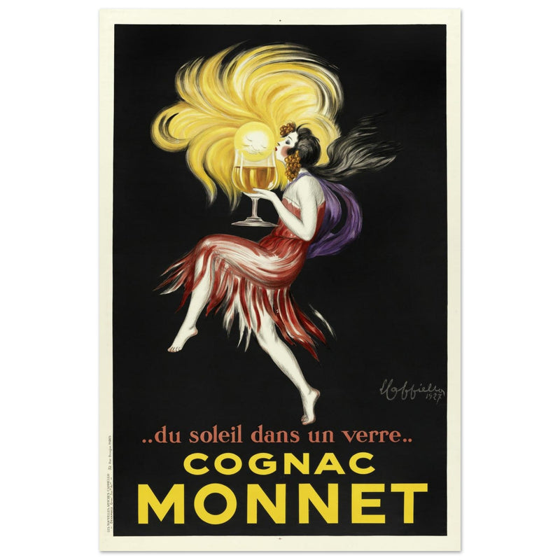 Cognac Monnet advertising vintage poster by Leonetto Cappiello.