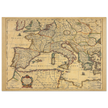 Ancient Europe map print from 1650. Lumen Historiarum per Occidentem by Petrus Kaerius