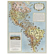 Pictorial map of America. The Pan American Highway route by the General Draft Company