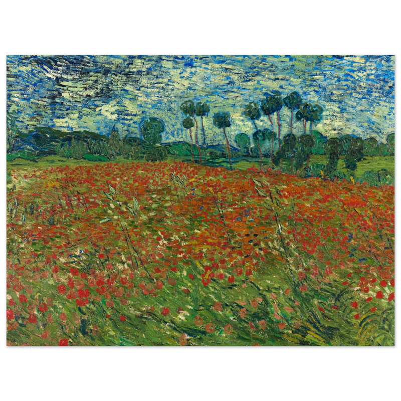 Poppy field by Vincent Van Gogh