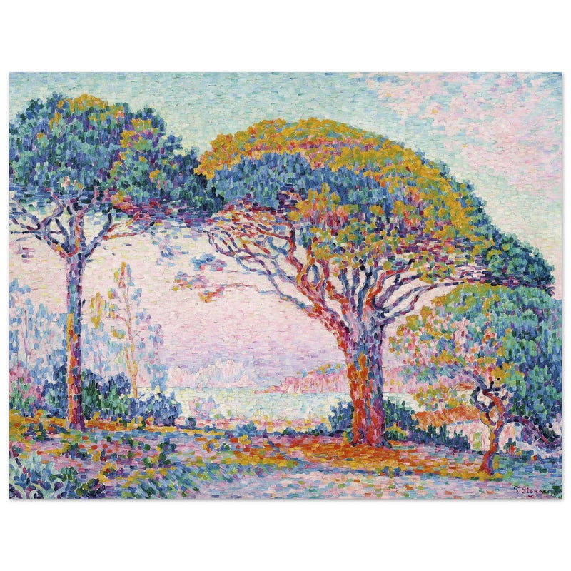 Paul Signac paintin La Baie Saint Tropez  The Bay Saint Tropez