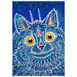 Cat Gouache by Louis Wain.
