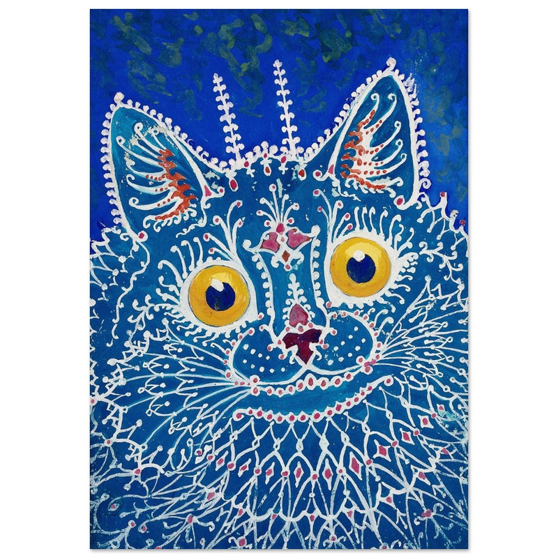 Cat Gouache by Louis Wain.