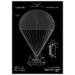 Airship patent drawing by T S C lowe Air balloon illustration