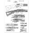 Firearm historic patent 1900. Matte paper