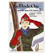 La Mode Chic old vintage fashion magazine cover from the 30s. January 1936.