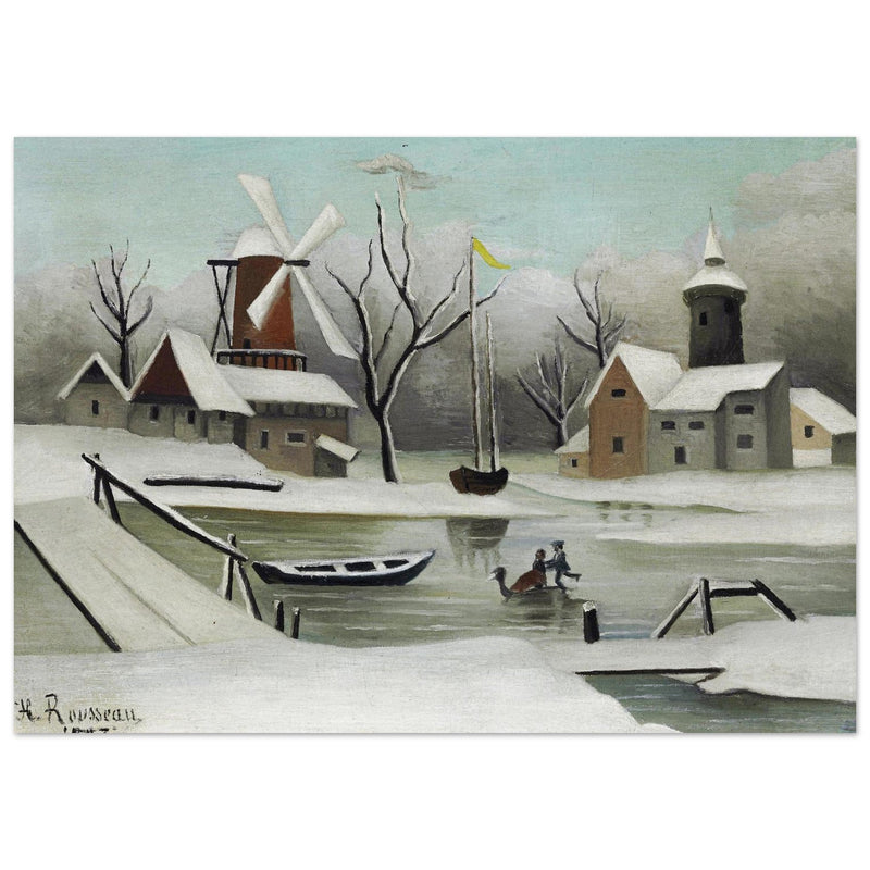 Henri Rousseau L'Hiver ( The Winter ) painting reproduction on fine art paper