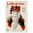 La Mode Chic old vintage fashion magazine cover from the 40s. April 1943.