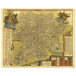 Antique city map of Rome in Italy XVIII Century by Johan Baptiste Homann.