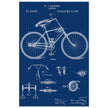 Vintage bicycle patent by Richard J Gatling 1894