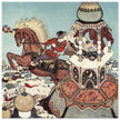 Edmund Dulac vintage illustration Ivan and the Chestnut horse.