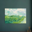 Green Wheat Fields Auvers by Vincent Van Gogh