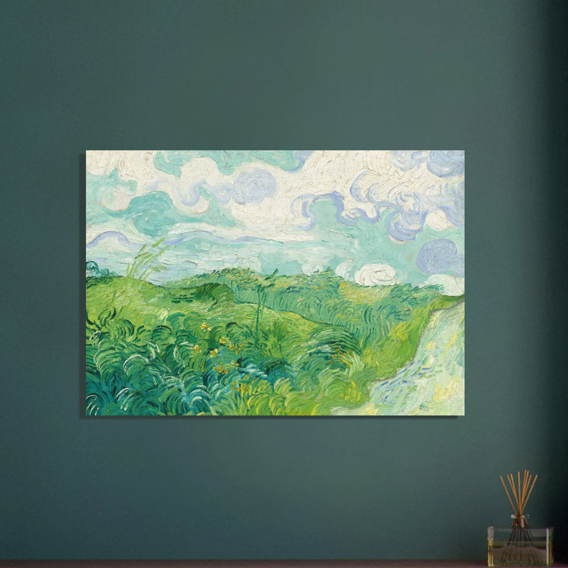 Green Wheat Fields Auvers by Vincent Van Gogh