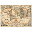 Ancient world map poster reproduction by Jodocus Hondius