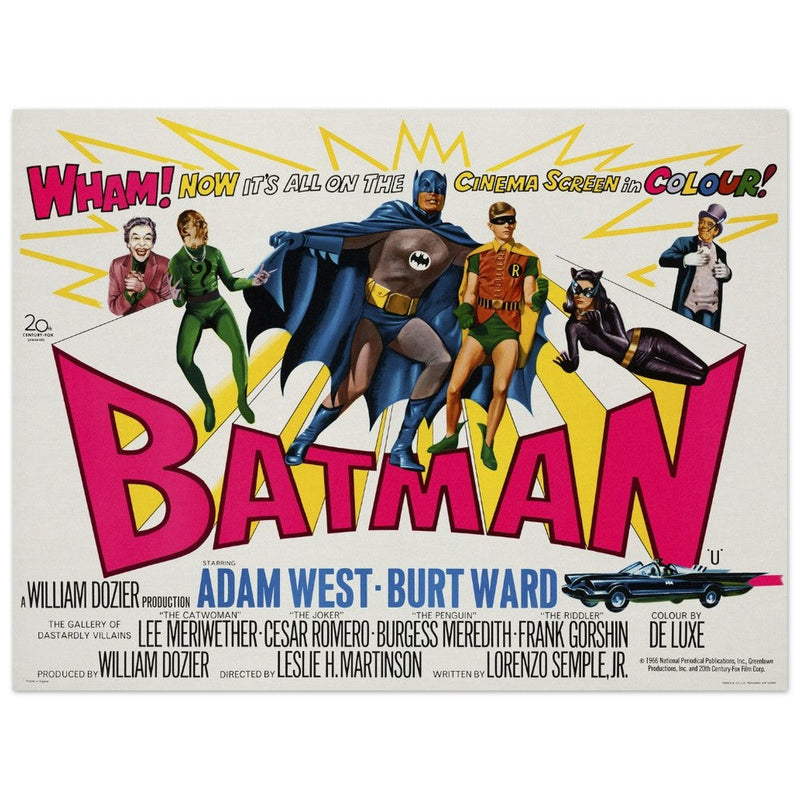 Batman movie poster.